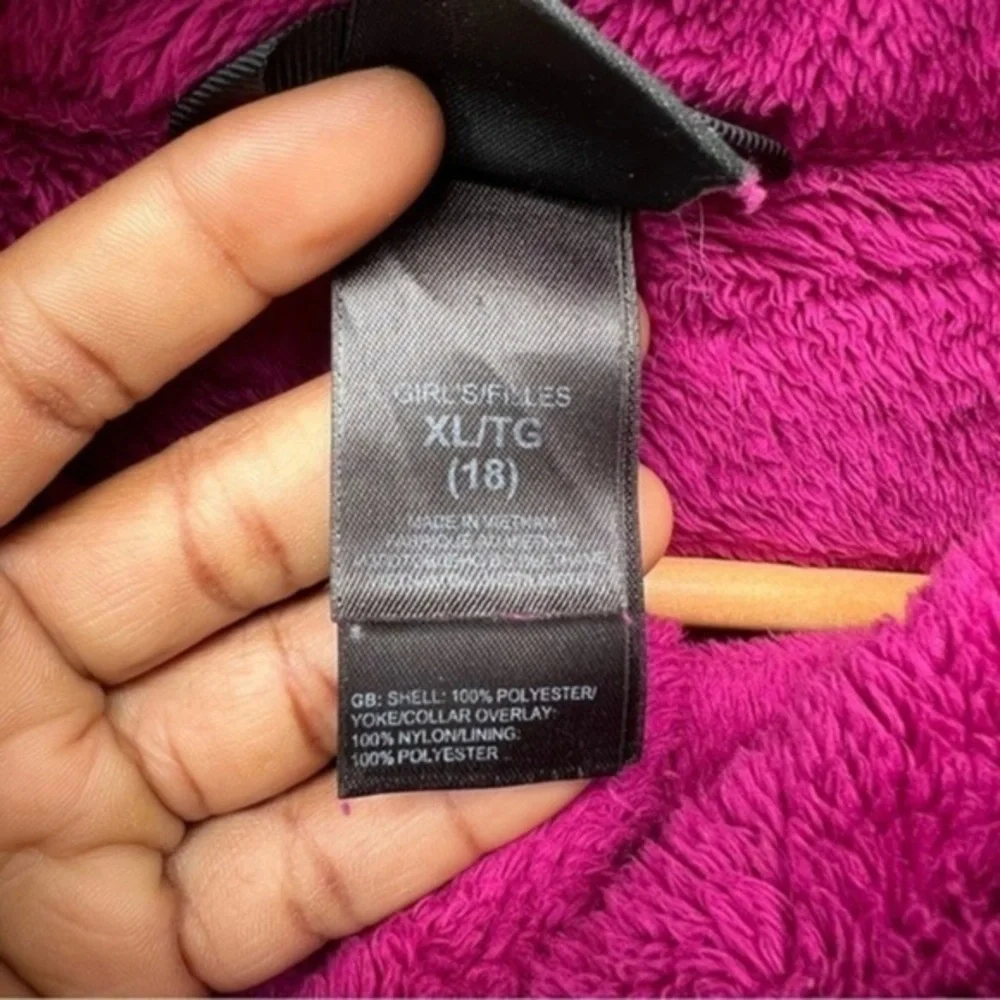 The North Face Full‎ Zip Jacket Girls Size 16 XL